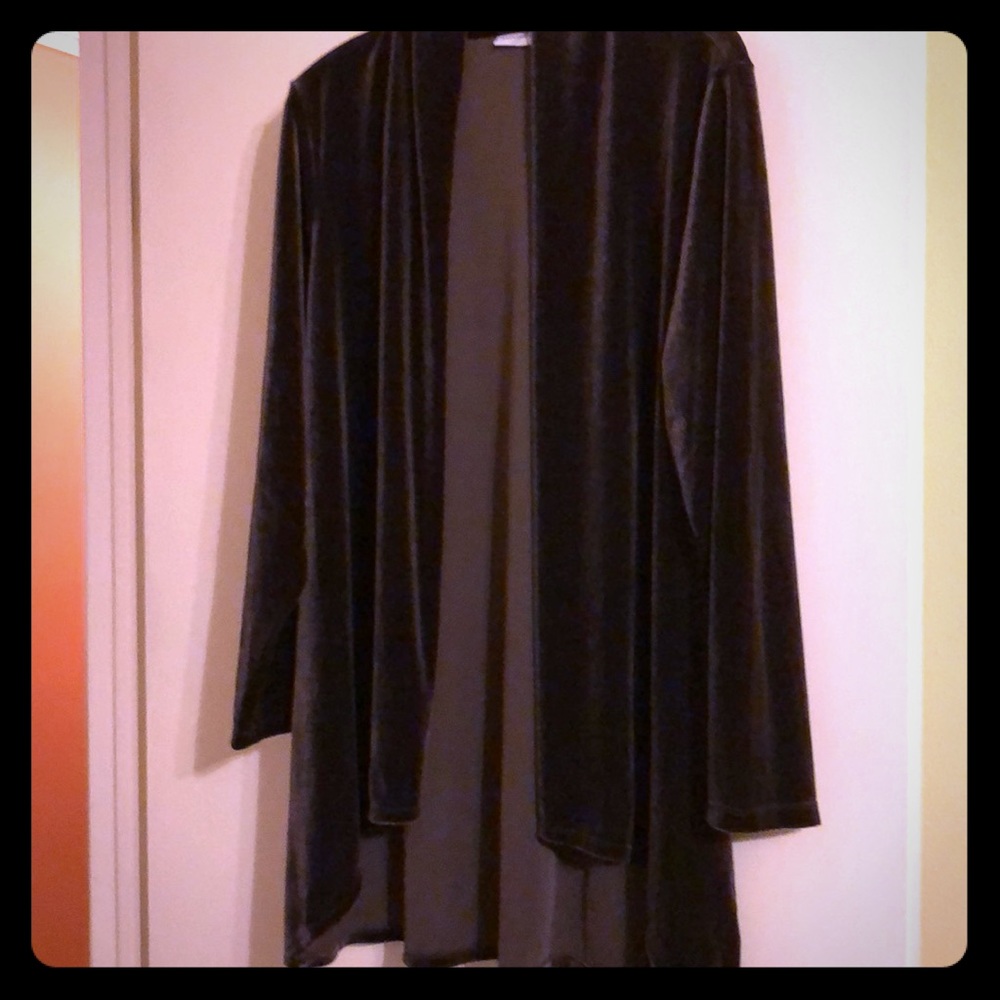 Velvet like Cardigan